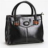 Makko Solid Color Elegante Ledertasche (schwarz)