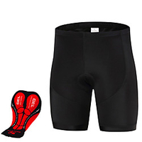 MAKOSHARK Herren Fahrradhosen Sommer Lycra Polyester Fahhrad Kurze Hose Unten Feuchtigkeitsabsorbierend Rasche Trocknung Atmungsaktiv Sport Volltonfarbe Schwarz Bergradfahren Straßenradfahren Lightinthebox