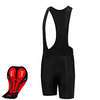 MAKOSHARK Herren Fahrradträgerhosen Sommer Lycra Polyester Fahhrad Kurze Hose Unten Feuchtigkeitsabsorbierend Rasche Trocknung Atmungsaktiv Sport Volltonfarbe Schwarz Bergradfahren Straßenradfahren Lightinthebox