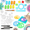 Mal-Spielzeug Spirograph Klassisch Weicher Kunststoff Farbe Exquisit Unisex für Geburtstagsgeschenke oder Partyartikel