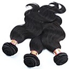 Malaysian Virgin Körper-Welle Wellig REMY Extension Mix 12