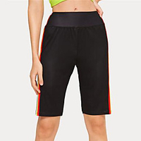 Malciklo Damen Fahrradhosen Lycra Fahhrad Unten Atmungsaktiv Rasche Trocknung Feuchtigkeitsabsorbierend Sport Streifen Schwarz Bergradfahren Bekleidung Race Fit (engangliegende Passform für Rennen) Lightinthebox