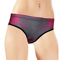 Malciklo Damen Gepolsterte Fahrradshorts Fahhrad Unterwäsche Shorts Unten Atmungsaktiv Schweißableitend Sport Blumen Pflanzen Rot / Fuchsie Bergradfahren Straßenradfahren Bekleidung Race Fit Lightinthebox