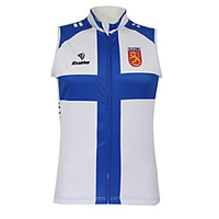 Malciklo Damen Herren Ärmellos Fahrradweste Sommer Polyester Blau / weiß Finnland Champion Nationalflagge Fahhrad Weste / Fahrradweste Oberteile Bergradfahren Straßenradfahren Rasche Trocknung Lightinthebox
