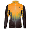 Malciklo Herren Fahrradtrikot Fahrradjacke Winter Vlies Fahhrad Winter Fleecejacke Oberteile warm halten Fleece-Futter Rasche Trocknung Sport Gradient Grün / schwarz / Hyazinth Grau / Bule / schwarz Lightinthebox