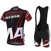 Malciklo Herren Kurzarm Fahrradtrikot mit Trägerhosen Weiß Schwarz Purpur Britisch Fahhrad Atmungsaktiv Rasche Trocknung Sport Klassisch Bergradfahren Straßenradfahren Bekleidung / Hochelastisch
