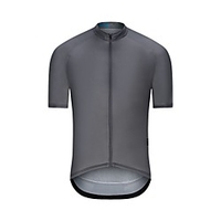 Malciklo Herren Kurzarm Fahrradtrikot Weiß Dunkelgrau Orange Volltonfarbe Fahhrad Trikot / Radtrikot Oberteile Bergradfahren Rasche Trocknung Feuchtigkeitsabsorbierend Atmungsaktiv Sport Bekleidung Lightinthebox