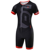 Malciklo Herren Kurzarm Triathlonanzug Weiß Schwarz Rot Britisch Fahhrad Atmungsaktiv Rasche Trocknung Sport Geometrisch Bekleidung / Hochelastisch / Athlässigkeit Lightinthebox
