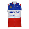 Malciklo Herrn Damen Ärmellos Fahrradweste Polyester BlauRot France Champion Nationalflagge Fahhrad Weste / Fahrradweste Oberteile Bergradfahren Straßenradfahren Atmungsaktiv Rasche Trocknung