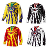 Malciklo Herrn Langarm Downhill Jersey Schmutzfahrrad Jersey Winter Baumwolle Weiß Schwarz Gelb Fahhrad Trikot / Radtrikot Oberteile Bergradfahren Atmungsaktiv Rasche Trocknung / Dehnbar