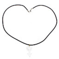 Male Edelstahl Lederhalsband