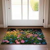 Malerei Blumen Fußmatte rutschfeste ölbeständige Teppich Indoor Outdoor Matte Schlafzimmer Dekor Badezimmer Matte Eingang Teppich Türmatte