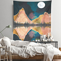 malerei stil wandteppich kunst dekor decke vorhang hängen wohnzimmer wohnzimmer dekoration Lightinthebox