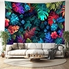 Malerei tropische Blätter hängende Tapisserie Wandkunst große Tapisserie Wanddekoration Foto Hintergrund Decke Vorhang Zuhause Schlafzimmer Wohnzimmer Dekoration