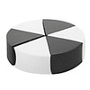 Malischen P-007 Makeup-Schwamm (Black White)