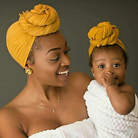 Mama und ich blau rot errötend pink geraffte einfarbige Hüte Lightinthebox