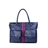 MAMIBAG Casual-Mode Multi-Funktions-Solid Color PU-Tragetasche (dunkelblau)