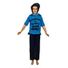 Man Barbie-Puppe Blau Langarm-Bluse und Jeans Lässige Kostüm