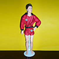 Man Barbie-Puppe Red Beach Feuerwehr Uniform