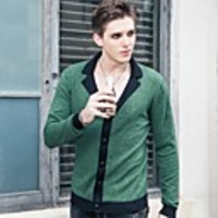 Man Casual Knit Cardigan
