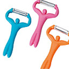 Man geformten Kunststoff-Peeler,  L8.1cm x W1.4cm x H14cm