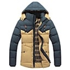 Man Kapuzenpullover Stitching Coat
