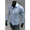 Man Langarm-Baumwoll-Shirts