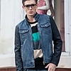 Man Slim Fit Lässige Kurzmantel