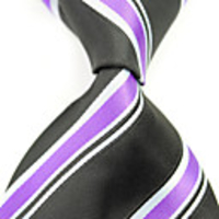 Man Trendy Stilvolle Streifen Gewebte Krawatte Krawatte