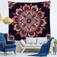 mandala böhmischen wandteppich kunst dekor decke vorhang hängen nach hause schlafzimmer wohnzimmer dekoration boho hippie Lightinthebox