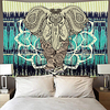 Mandala böhmischen Wandteppich Kunst Dekor Decke Vorhang hängen zu Hause Schlafzimmer Wohnzimmer Wohnheim Dekoration Boho Hippie indischen Elefanten Lightinthebox
