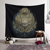 Mandala böhmischen Wandteppich Kunst Dekor Decke Vorhang hängen Zuhause Schlafzimmer Wohnzimmer Dekoration Boho Hippie psychedelische Blumenblume Lotus Lightinthebox