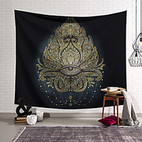 Mandala böhmischen Wandteppich Kunst Dekor Decke Vorhang hängen Zuhause Schlafzimmer Wohnzimmer Dekoration Boho Hippie psychedelische Blumenblume Lotus Lightinthebox