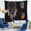 Mandala böhmischen Wandteppich Kunst Dekor Decke Vorhang hängen Zuhause Schlafzimmer Wohnzimmer Dekoration Boho Hippie Traumfänger Lightinthebox