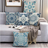 Mandala Bohemian Double Side Kissenbezug 5pc weiche dekorative quadratische Kissenbezug Kissenbezug Kissenbezug für Schlafzimmer Wohnzimmer hochwertige maschinenwaschbare Outdoor-Kissen für Sofa Couch Lightinthebox
