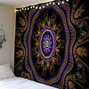 Mandala Bohemian Wandteppich Kunst Dekor Decke Vorhang hängen zu Hause Schlafzimmer Wohnzimmer Wohnheim Dekoration Boho Hippie psychedelische Blumenblume Lotus Indianer Lightinthebox