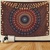 Mandala Bohemian Wandteppich Kunst Dekor Decke Vorhang hängen zu Hause Schlafzimmer Wohnzimmer Wohnheim Dekoration Boho Hippie psychedelische Blumenblume Lotus Indianer Lightinthebox