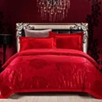 Mankedun Rose Love Song Große Silk Floss 4 Stück Set Bettwäsche