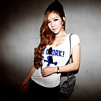 Mler Rundhals blauen Buchstaben T-Shirt (weiß)