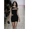 Mler Sexy Party Unregelmäßige Clipping taillierte Kleid (Schwarz)