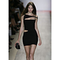 Mler Sexy Party Unregelmäßige Clipping taillierte Kleid (Schwarz)