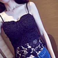 Mler-Spitze-Bügel,  die Hemd (Schwarz)