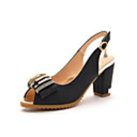 MLKL Diamant geprägtes Leder hochhackigen Sandalen Fischkopf Frauenseite mit 151-3HS