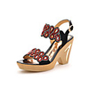 MLKL römischen Sandalen mit dicken hochhackigen hohle Diamant-Sets Toe Schuhe A519Hs
