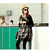MMS Tiger Ladies Printed lose Kleid