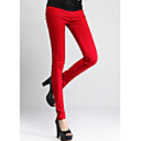 MMX hohe Taille dünn Paddy die Hosen (Red)
