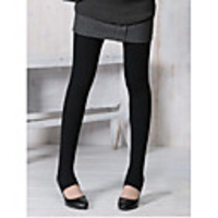 MMX Warm-Süßigkeit-Farbe Fleece Stirrup Hose (Schwarz)