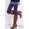 MMX Warm-Süßigkeit-Farbe Fleece Strumpfhose (Purple)