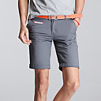 MNR Herren Classic Lässige England-Art-Shorts (dunkelgrau)