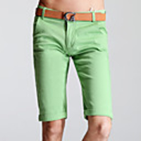 MNR Herren Classic Schlank Fashion Casual Shorts (Grün)
